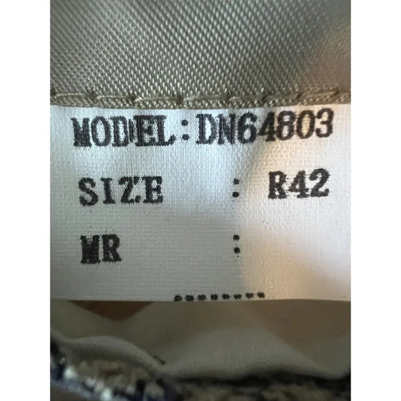 Club Room Pantex Silk Wool Blend Mens 42R Blazer Jacket Coat Brown Blue Gingham - Picture 9 of 11